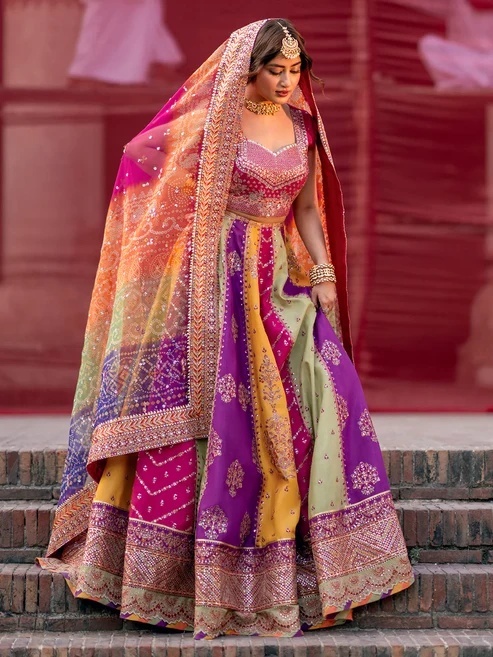 Bin Ilyas pakistani fashion outfit with coordinated formal styling.